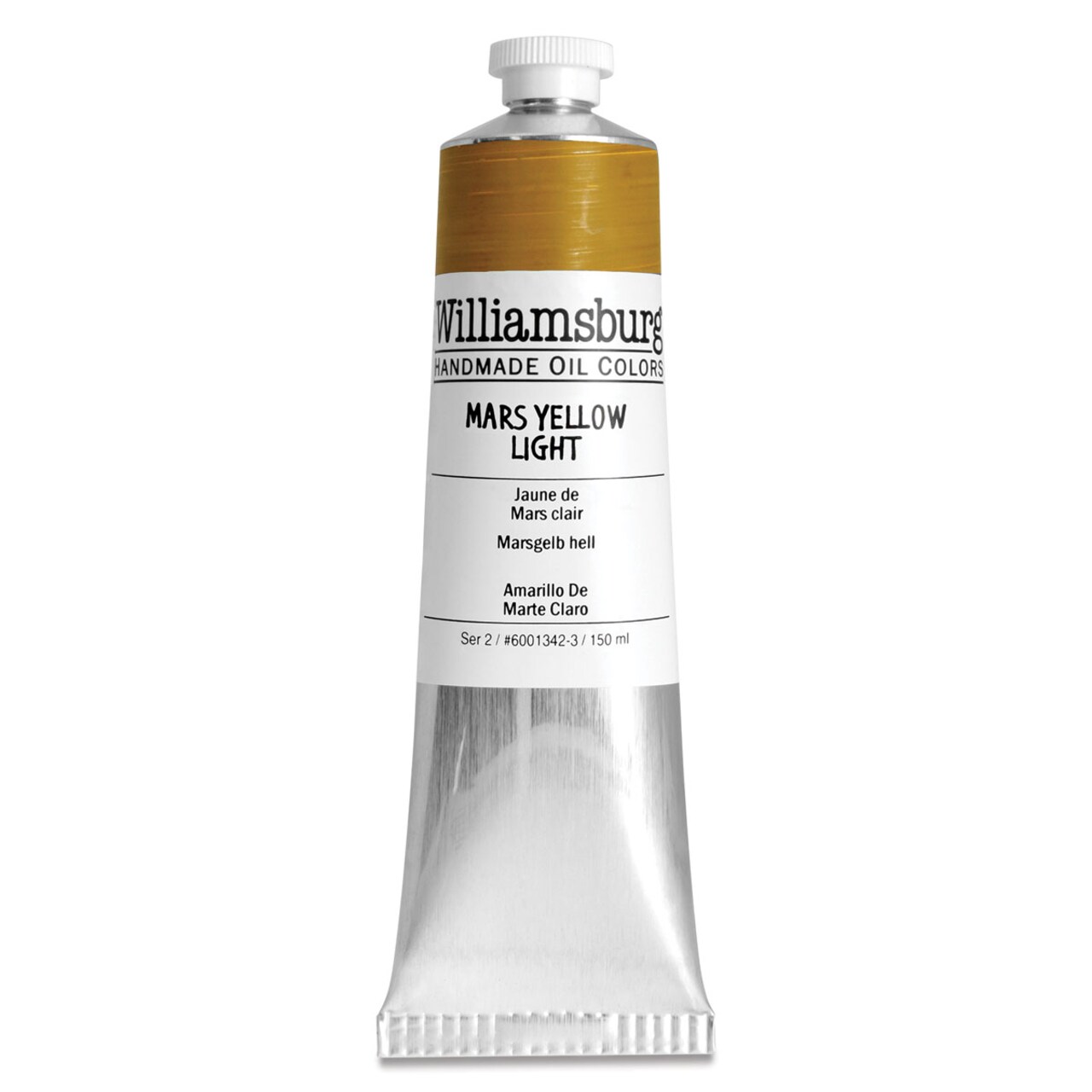 Williamsburg Handmade Oil Paint - Mars Yellow Light, 150 ml tube